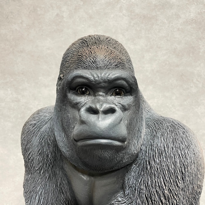 シルバーバック デカ黒ゴリラ 大 グッズ 高さ53cm woobia ウービア