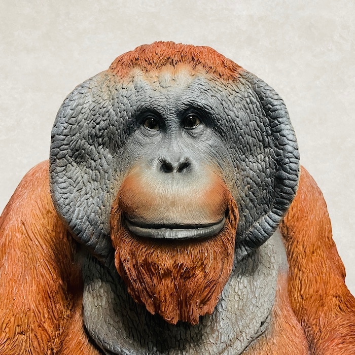 置物 シンプルデカオラウータン 高さ40cm 霊長類 woobia ウービア