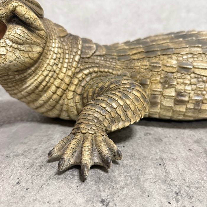 置物 威嚇するワニ 横幅77.5cm woobia ウービア 大きい かわいい