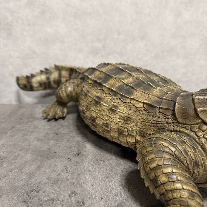 置物 威嚇するワニ 横幅77.5cm woobia ウービア 大きい かわいい