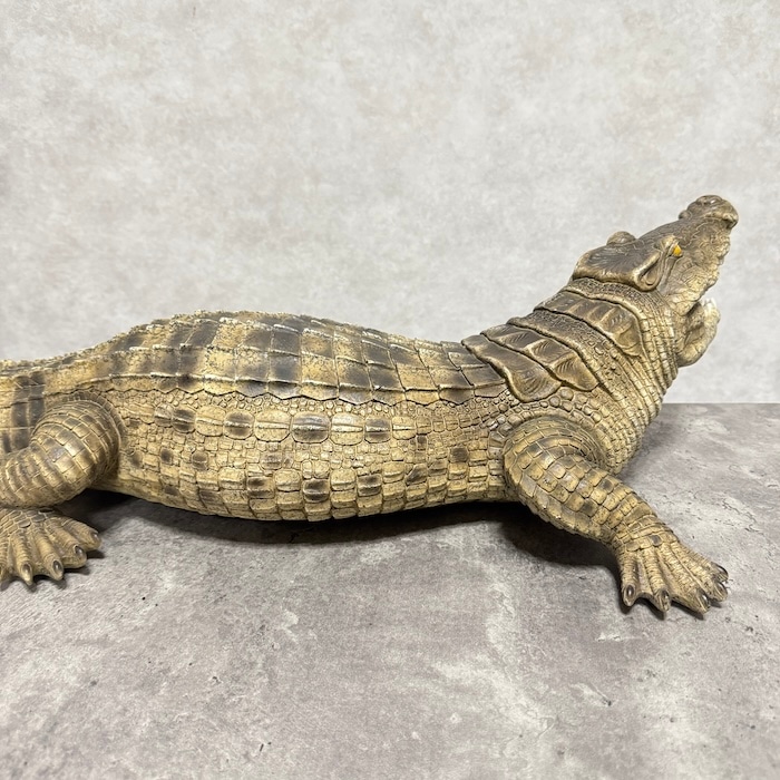 置物 威嚇するワニ 横幅77.5cm woobia ウービア 大きい かわいい