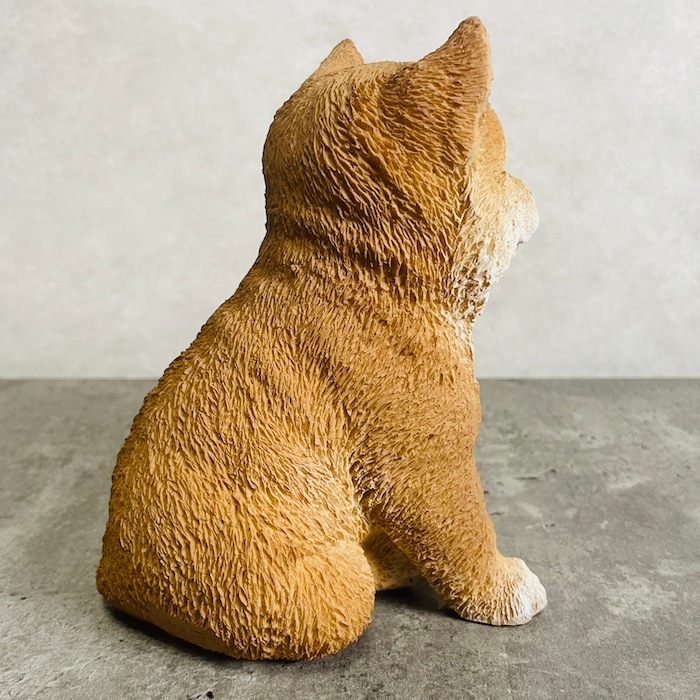 かわいい 柴犬 置物 woobia ウービア イヌ おしゃれ ガーデン