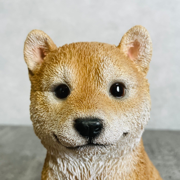 かわいい 柴犬 置物 woobia ウービア イヌ おしゃれ ガーデン