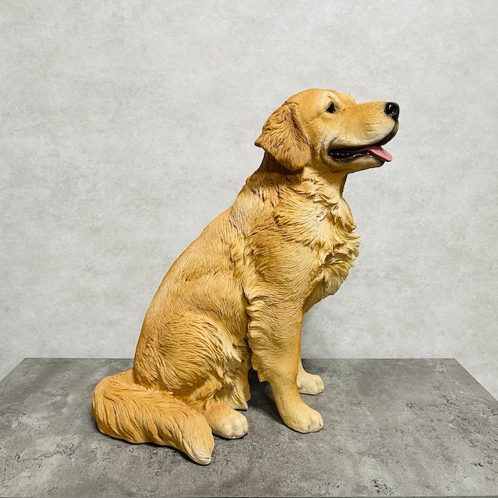 犬の置物 犬の置き物 防犯 オブジェ 番犬 犬 イヌ センサー 置物 吠える