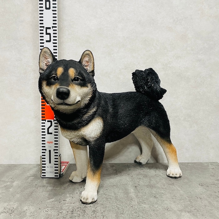 リアル！本物そっくり！ 等身大！？ 柴犬　置物　25オ411 リアル！本物そっくり！ 等身大！？ 柴犬 置物 25オ411