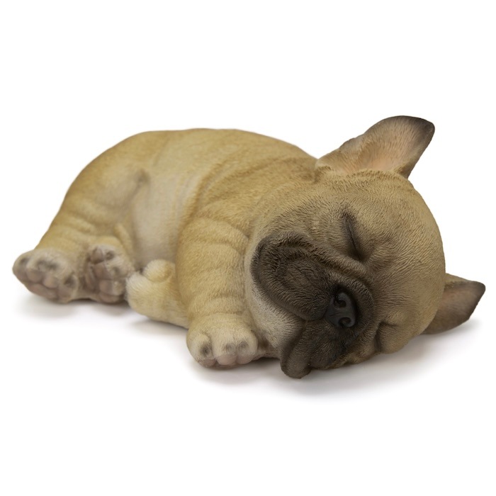 犬 置物 すやすやフレンチブルドッグ グッズ 横幅17.5cm リアル 可愛い