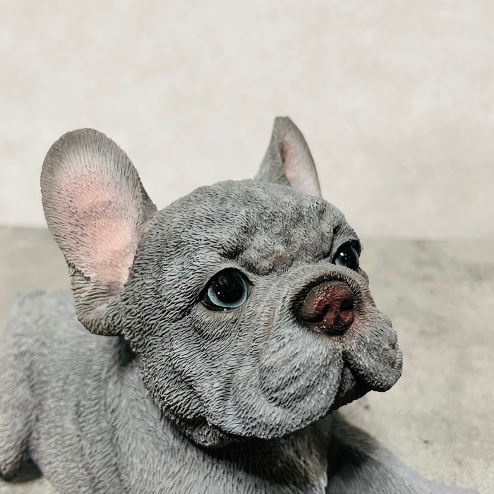 かわいい 犬 置物 高さ13cm フレンチ・ブルドッグ woobia