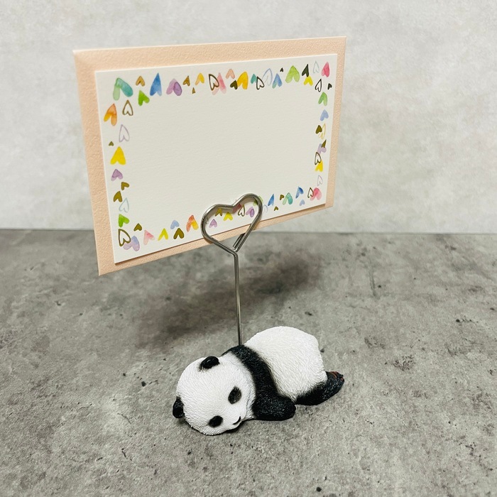 メモスタンド パンダ woobia ウービア かわいいメモクリップ 贈り物