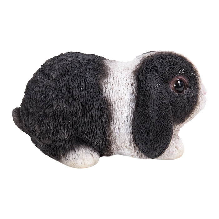うさぎ 置物 グッズ 横幅11.2cm ロップイヤー リアル 可愛い