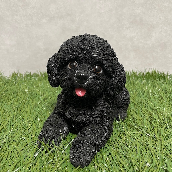 樹脂製のブラックプードルオブジェ　 約60cm 8_000000002173.jpg?1743494072