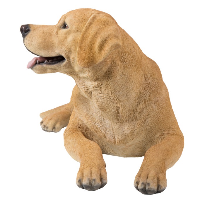 犬 置物 大きい うつぶせ ラブラドール レトリバー 横幅80cm woobia