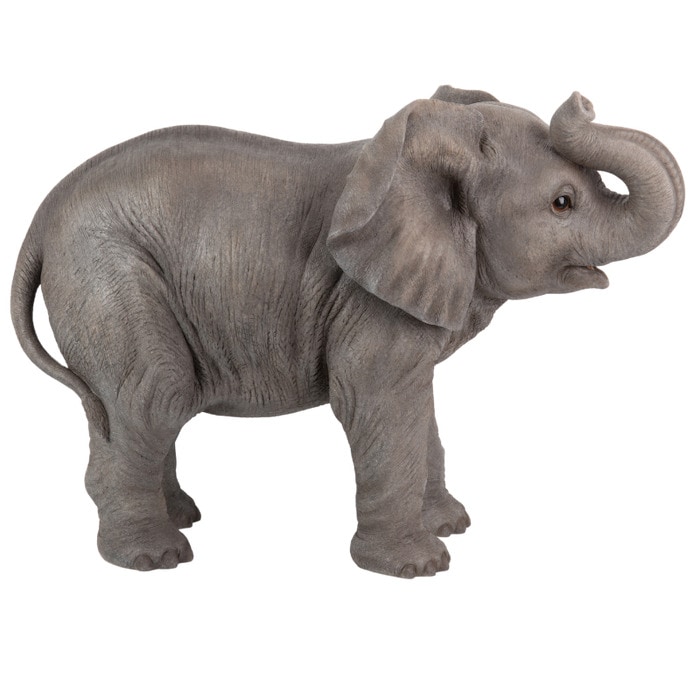ゾウの置物 置物 ゾウ 特大 象 高さ71.5cm 巨大オブジェ 縁起物 風水 woobia