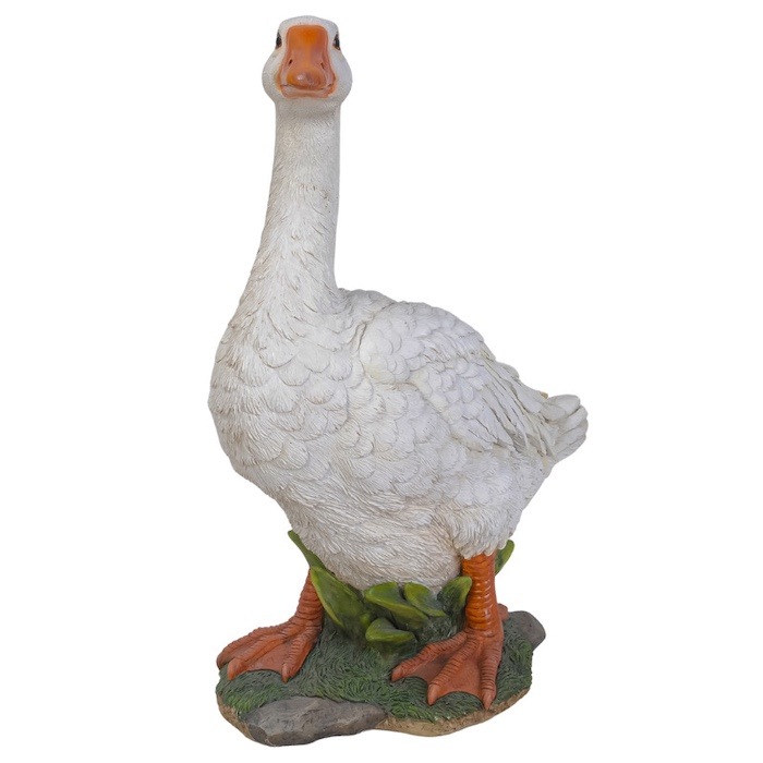 置物 鳥 かわいい オブジェ 北欧 動物 ガチョウ グッズ 高さ40.5cm