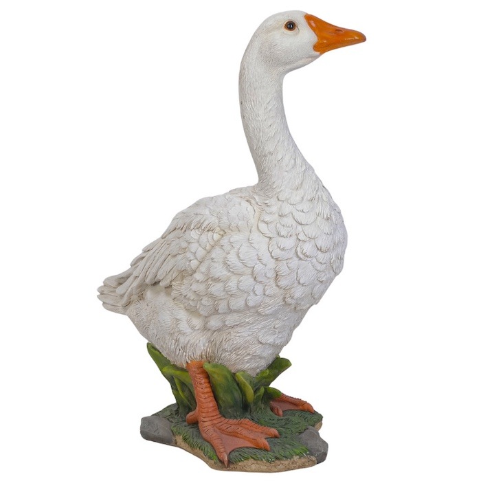 置物 ガチョウ 鳥グッズ 高さ40.5cm woobia ウービア 大きい かわいい