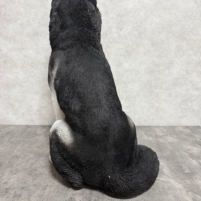 かわいい 犬 置物 お座り シベリアンハスキー 高さ50cm woobia