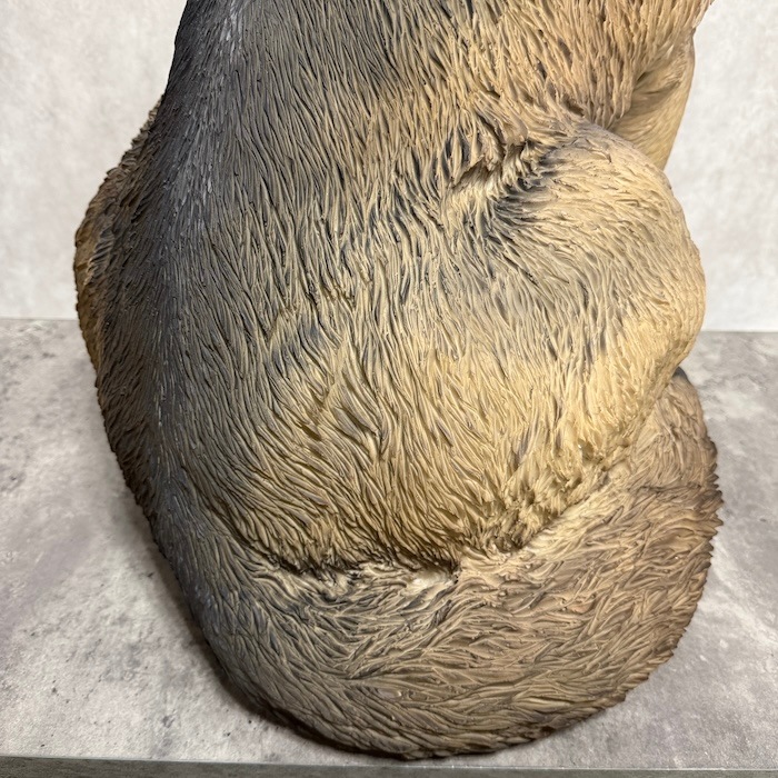 置物 吠えるオオカミ 特大 高さ86cm 狼 巨大オブジェ woobia ウービア