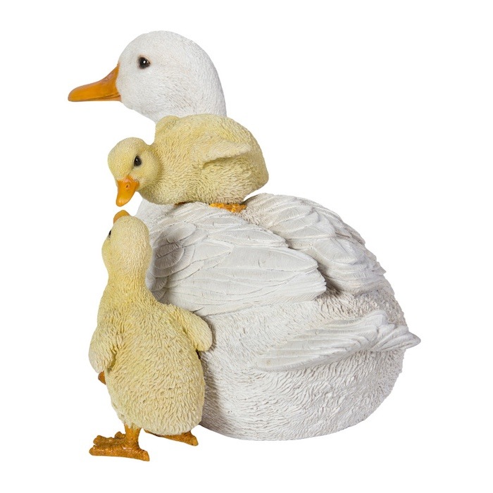 かわいい 置物 動物 アヒルの親子 woobia ウービア 鳥 おしゃれ
