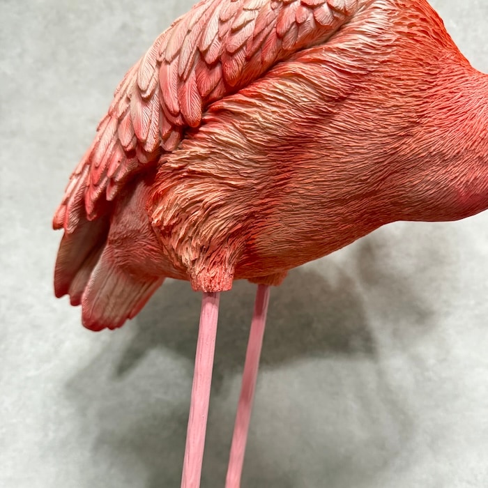 置物 鳥 かわいい オブジェ 北欧 動物 フラミンゴ 高さ69cm woobia