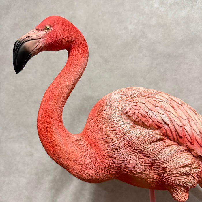 置物 フラミンゴ 鳥グッズ 高さ69cm woobia ウービア 大きい かわいい
