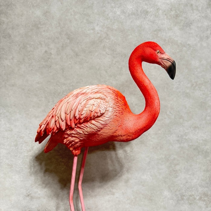 置物 鳥 かわいい オブジェ 北欧 動物 フラミンゴ 高さ69cm woobia