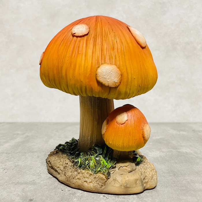 不思議なキノコの置物 高さ14.8cm ダブル woobia ウービア かわいい
