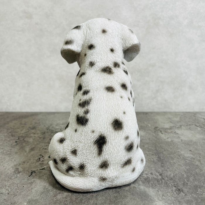 かわいい 犬 置物 お座り ダルメシアン woobia ウービア イヌ おしゃれ