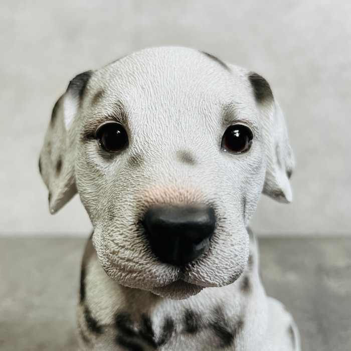 かわいい 犬 置物 お座り ダルメシアン woobia ウービア イヌ おしゃれ