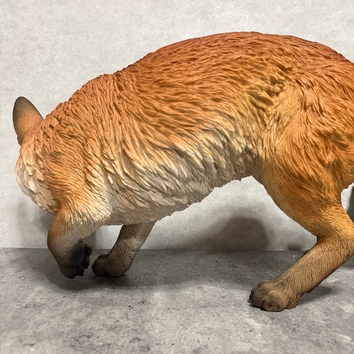 置物 歩くきつね 特大 狐 横幅67cm 巨大オブジェ 大型 woobia ウービア