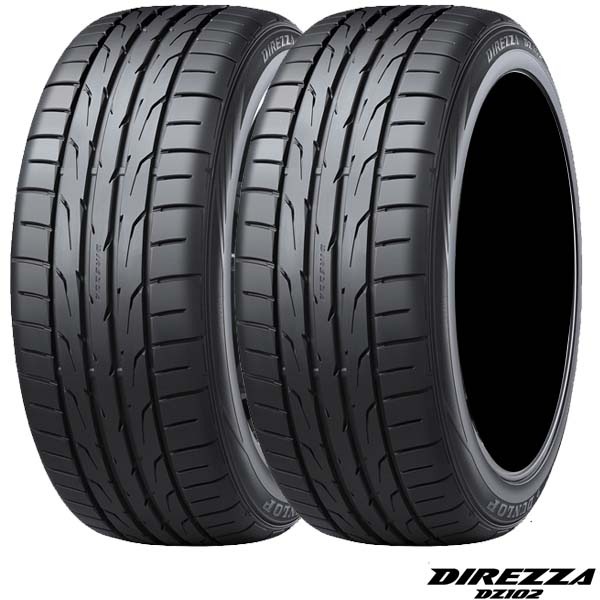 T1331[送料無料]ダンロップDIREZZA DZ102 265/35R18 275/35R18 95W〈2本〉｜ダンロップ DIREZZA DZ102｜スポーツ