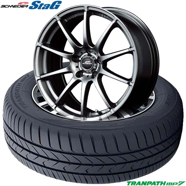 ߥ˥Хѡ205/55R17 95VTRANPATH mp7 & SCHNEIDER StaGҷ̥ۥӡåۥ4ܥå