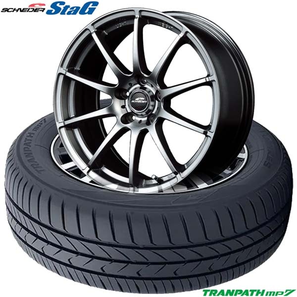 ߥ˥Хѡ215/45R18 93W XLTRANPATH mp7 & SCHNEIDER StaGҷ̥ۥӡåۥ4ܥå