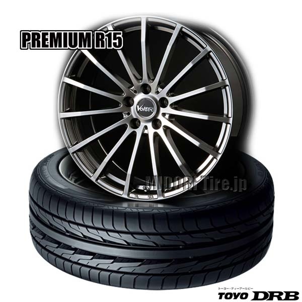 軽自動車】165/45R16 74W（4本）《トーヨーDRB & PREMIUM R15(CS 