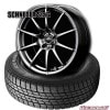 235/45R17 94Q〈4本セット〉｜グッドイヤーICENAVI 6 & SCHNEDER StaG｜スタッドレスタイヤ＆ホイールセット|■メーカー別《セット》|【スタッドレスタイヤ&ホイールセッ