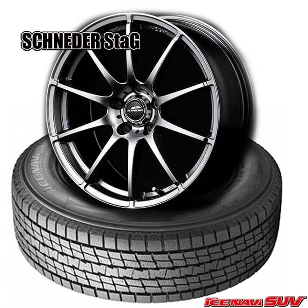 215/65R16 98Q〈4本セット〉｜グッドイヤーICE NAVI SUV & SCHNEDER 