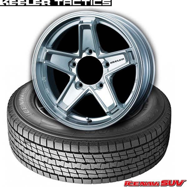 175/80R16 91Q��4�ܥ��åȡӡå��åɥ��䡼ICE NAVI SUV & KEELER TACTICS�å����åɥ쥹������&�ۥ����륻�åȡå���ˡ�