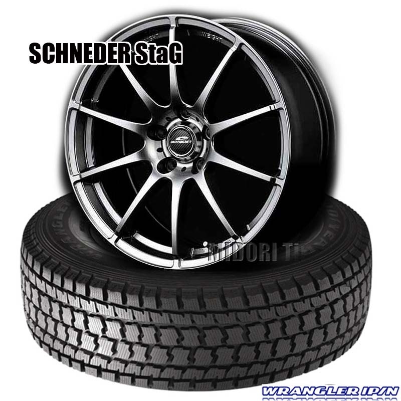 235/60R16 100Q��4�ܥ��åȡӡå��åɥ��䡼WRANGLER IP/N & SCHNEDER StaG�å����åɥ쥹��������ۥ����륻�åȡ�SUV