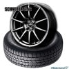 225/60R17 99Q〈4本セット〉｜グッドイヤーICENAVI 7 & SCHNEDER StaG｜スタッドレスタイヤ＆ホイールセット|■メーカー別《セット》|【スタッドレスタイヤ&ホイールセッ
