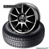 155/80R13 79Q〈4本セット〉｜グッドイヤーICENAVI 7 & SCHNEDER StaG｜スタッドレスタイヤ＆ホイールセット|■メーカー別《セット》|【スタッドレスタイヤ&ホイールセッ