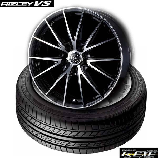 225/55R17 97Vååɥ䡼EAGLE LS EXEǳ񥳥եȥӡåRIZLEY VSåۥ4ܥå