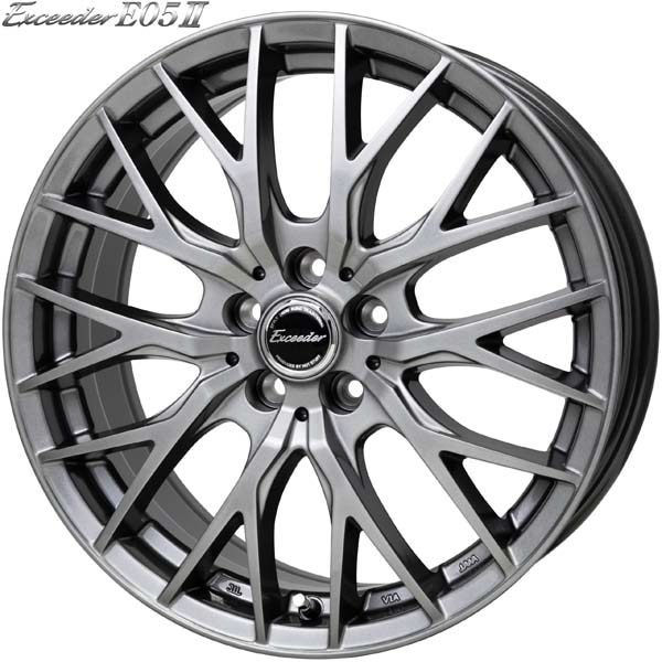 Exceeder アルミホイール 4本 Exceeder E05Ⅱ｜18×7.0 +48 114.3 5H〈4枚〉｜アルミホイール