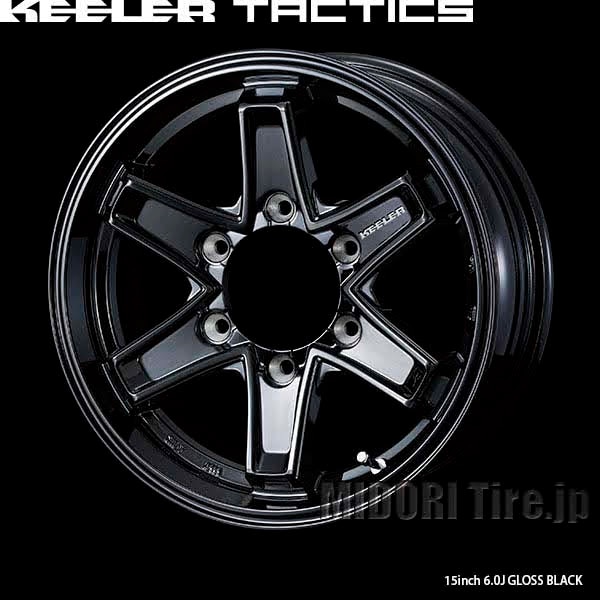 MS-1203 195/80R15LT ハイエース KEELERホイールセット WEDS 15インチ アルミホイール キーラータクティクス ハイエース