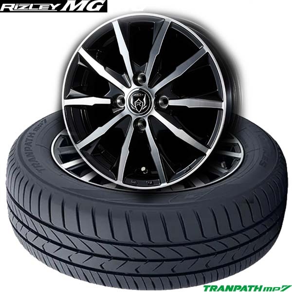 ߥ˥Хѡ165/65R14 79H TRANPATH mp7 & WEMG RIZLEY MGåۥ4ܥå