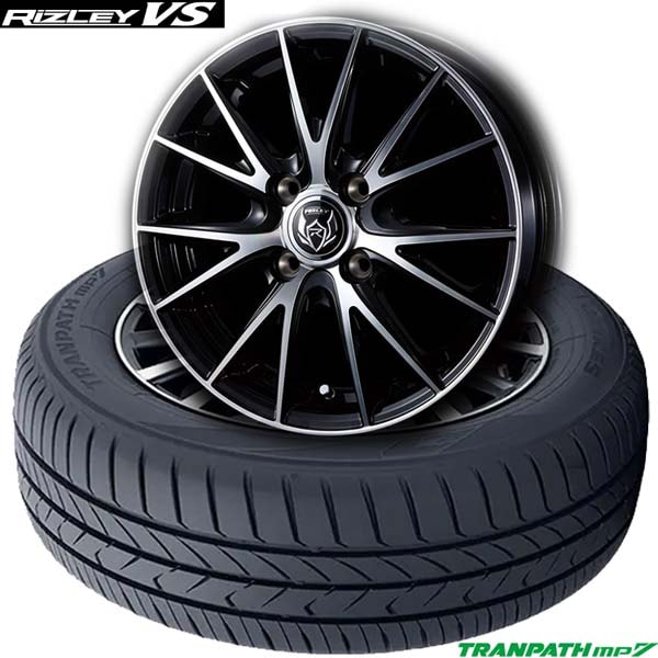 ミニバン用｜165/65R14 79H ｜TRANPATH mp7 & WEDS RIZLEY VS｜タイヤ 