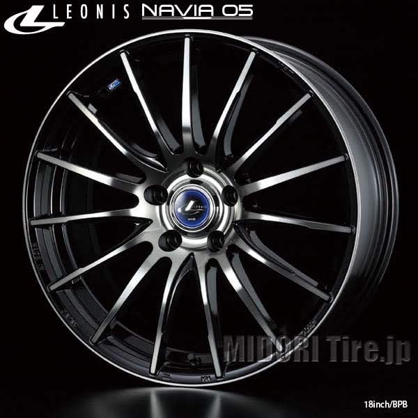 Weds LEONIS NAVIA 05｜ 18インチ×7.0〈4枚〉｜ドレスアップホイール
