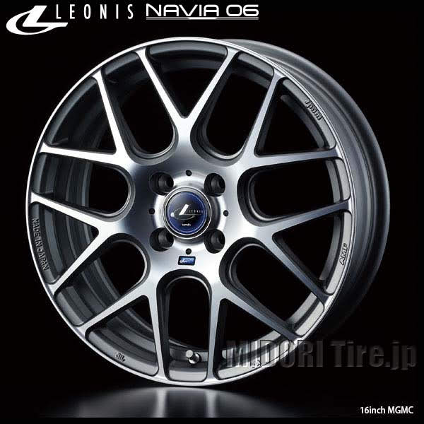 Weds LEONIS NAVIA 06｜ 16×6.0 +45 100 4H〈4枚〉｜ドレスアップ 