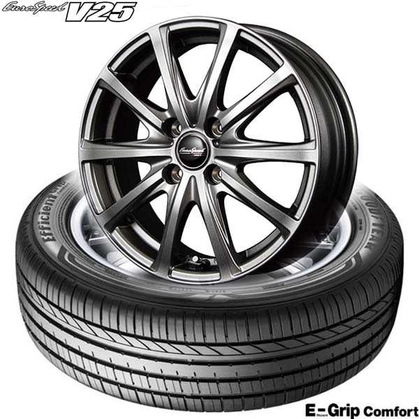 グッドイヤー E- Grip Comfort 165/55R15 実走行少ない 165/55R15 75V|グッドイヤーEfficientGrip Comfort〈低燃費