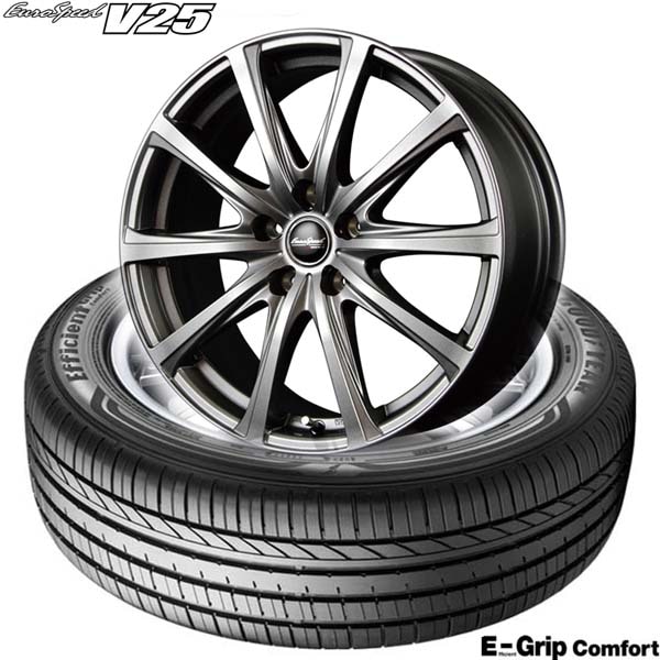 185/55R16 83V¡Ã¥°¥Ã¥É¥¤¥ä¡¼EfficientGrip Comfort¡ÒÄãdzÈñ¥³¥ó¥Õ¥©¡¼¥È¥¿¥¤¥ä¡Ó¡õEuroSpeed V25¡Ã¥¿¥¤¥ä¥Û¥¤¡¼¥ë4ËÜ¥»¥Ã¥È