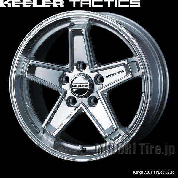 4×4ホイール｜KEELER TACTICS〈18インチ×8.0〈4枚