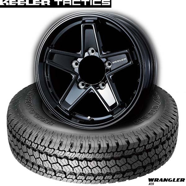 ˡ175/80R16 91Sååɥ䡼 WRANGLER AT/S & KEELER TACTICSGBӡåۥ4ܥå