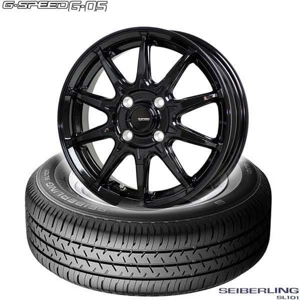 13ｲﾝﾁタイヤ(SEIBERLING SL101) 145/80R13 75S 2022年製造 2本